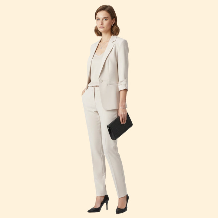Women’s Two Piece Suit with Matching Trousers