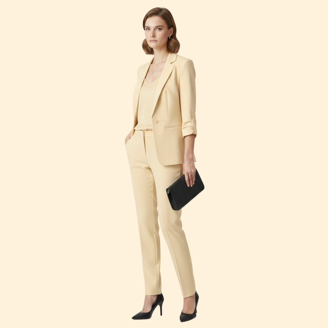 Women’s Two Piece Suit with Matching Trousers