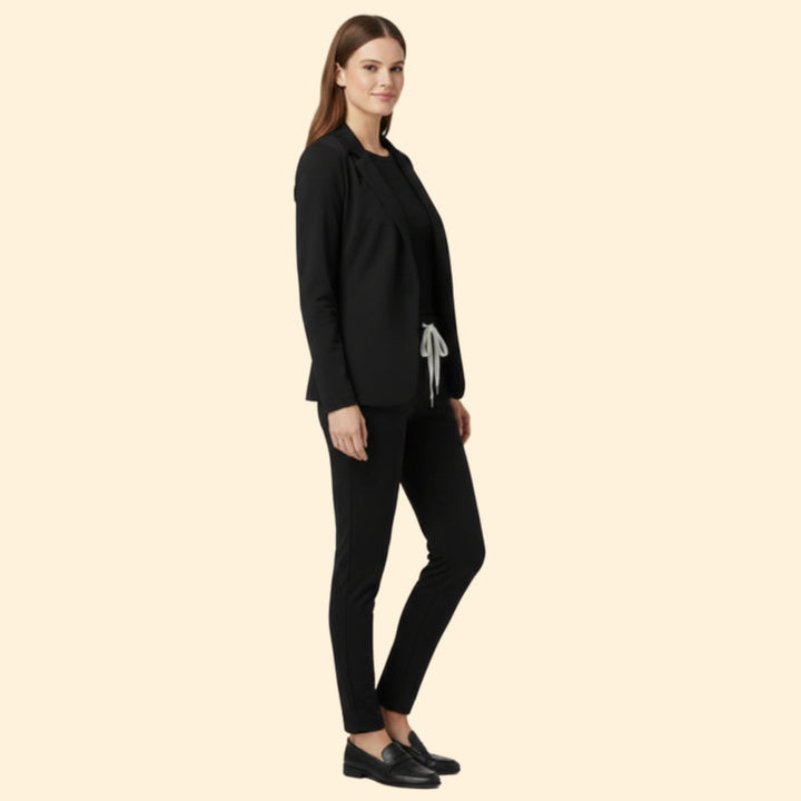 Women’s Blazer and Trousers Set with Drawstring