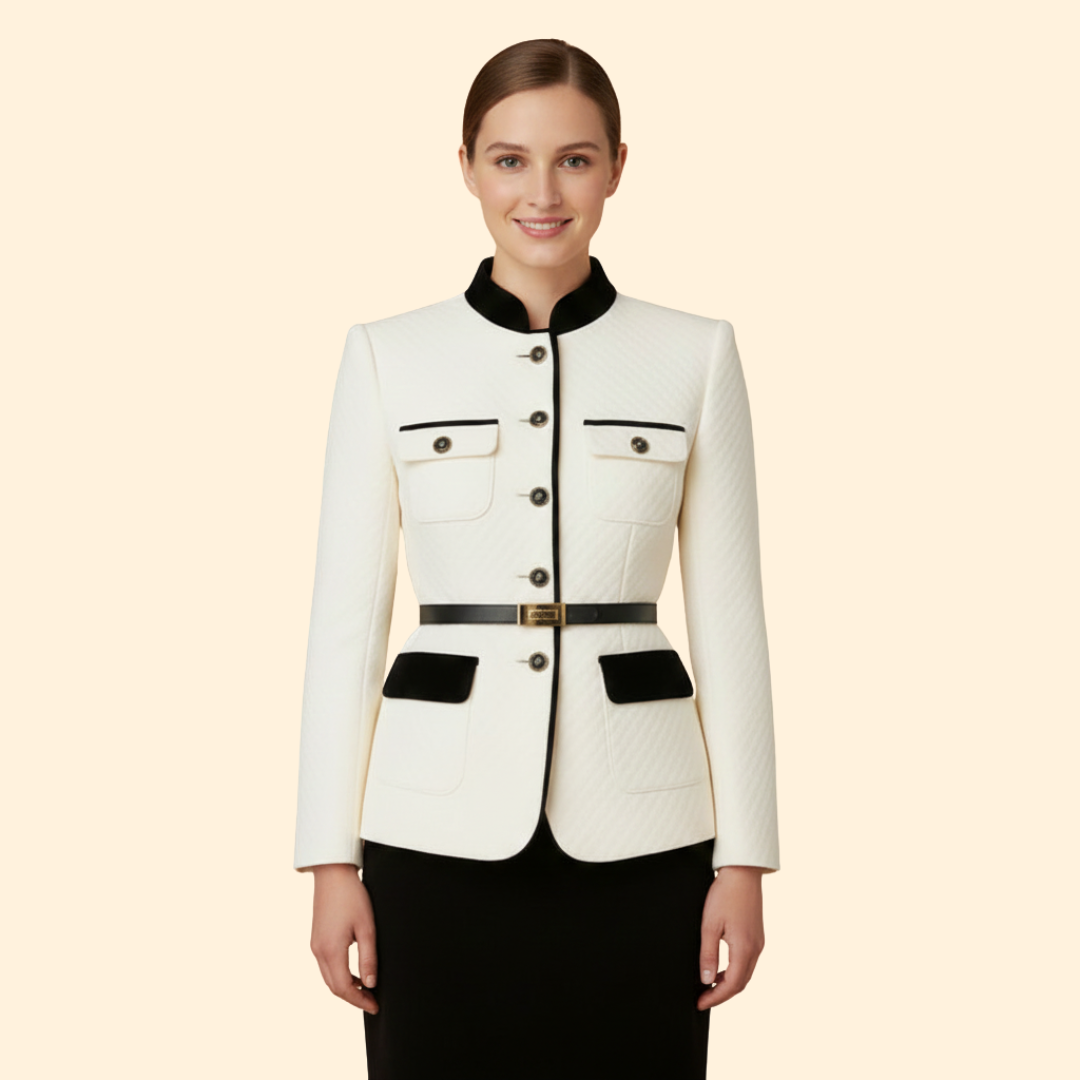 Women’s Blazer with Front Flap Pockets