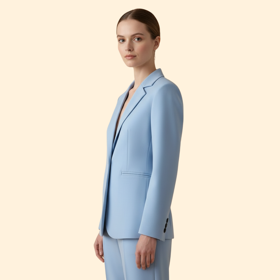 Women’s Blazer with Notched Lapel Design