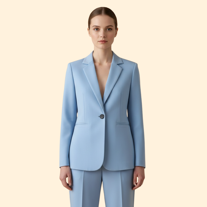 Women’s Blazer with Notched Lapel Design