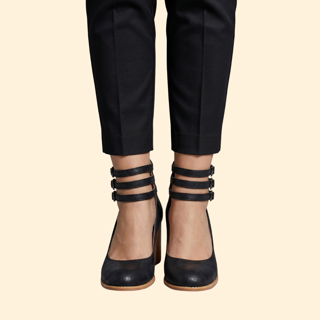 Women's Block Heel Sandals with Straps