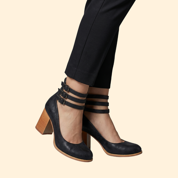 Women's Block Heel Sandals with Straps