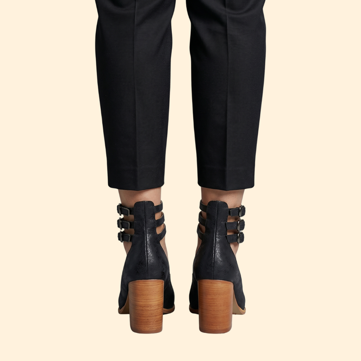 Women's Block Heel Sandals with Straps