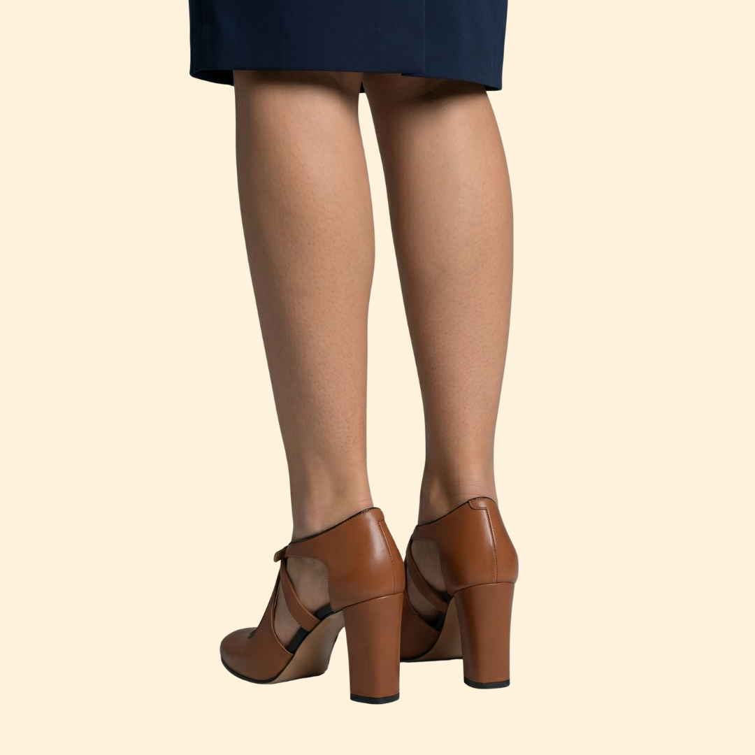 Women's Block Heel with Cutouts