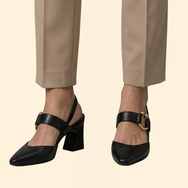 Women's Block Heel with Hardware