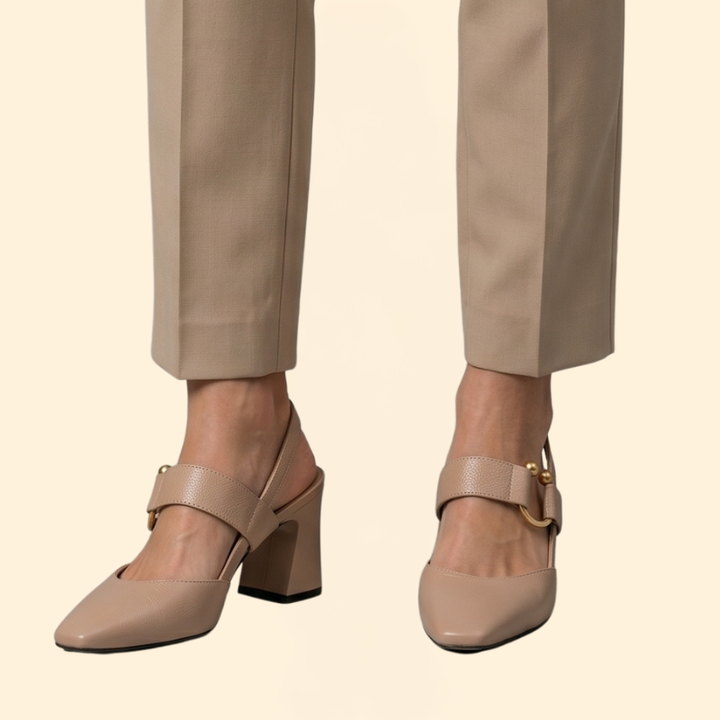 Women's Block Heel with Hardware