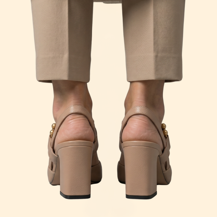 Women's Block Heel with Hardware