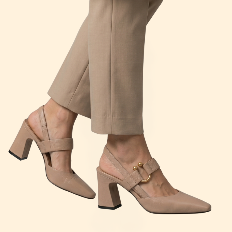 Women's Block Heel with Hardware