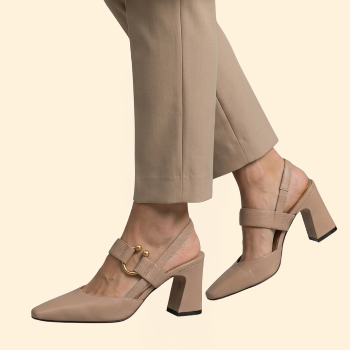 Women's Block Heel with Hardware