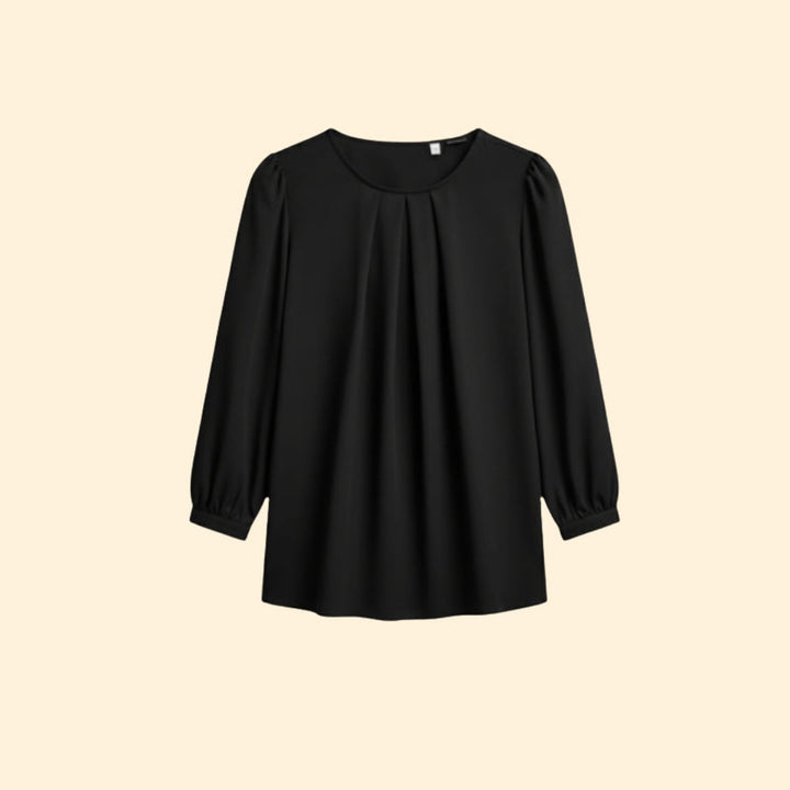Women’s Blouse with Gathered Neckline