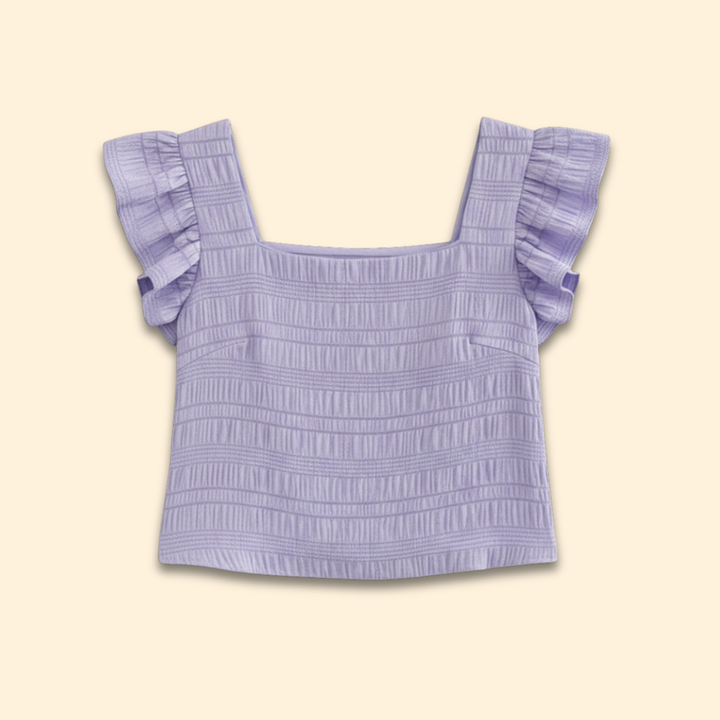 Women’s Blouse with Square Neckline