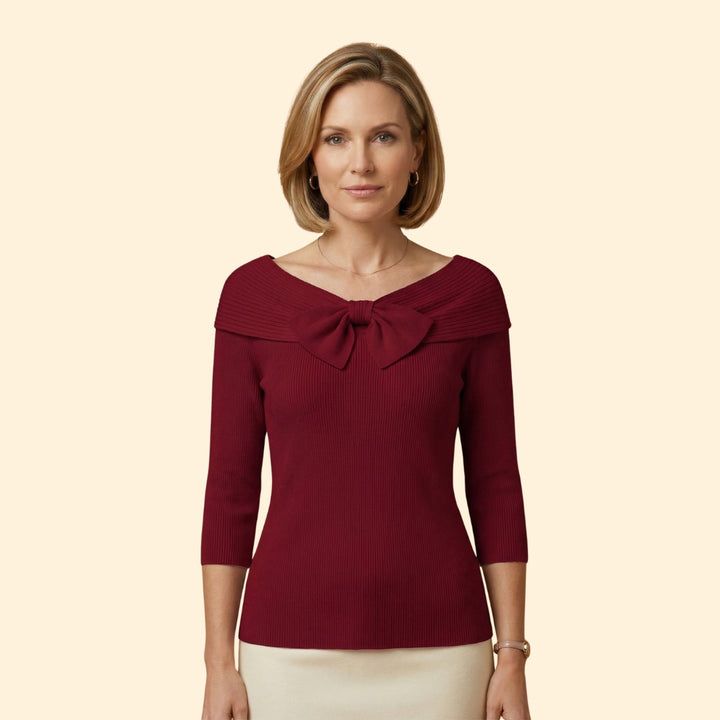 Women's Blouse with Three-Quarter Sleeves