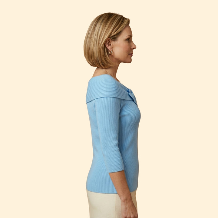 Women's Blouse with Three-Quarter Sleeves