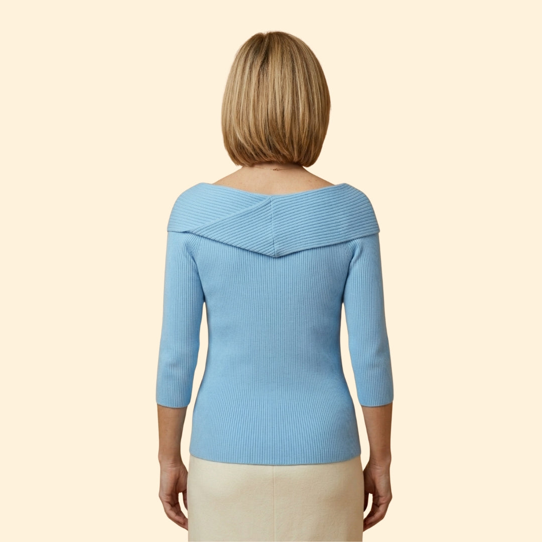 Women's Blouse with Three-Quarter Sleeves