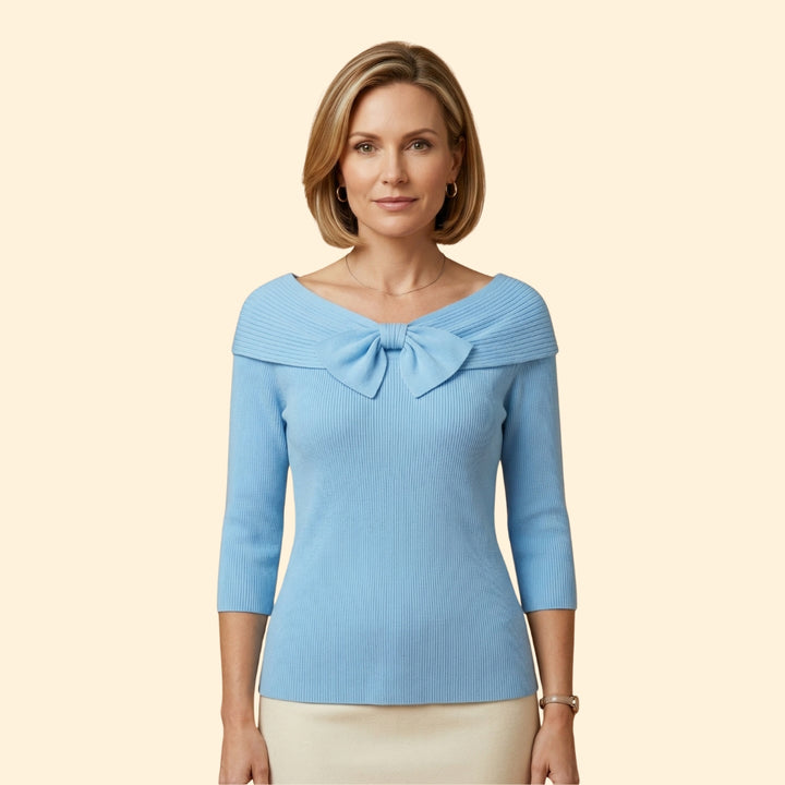 Women's Blouse with Three-Quarter Sleeves