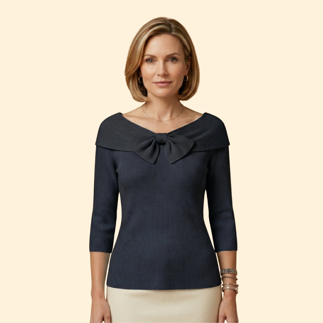 Women's Blouse with Three-Quarter Sleeves