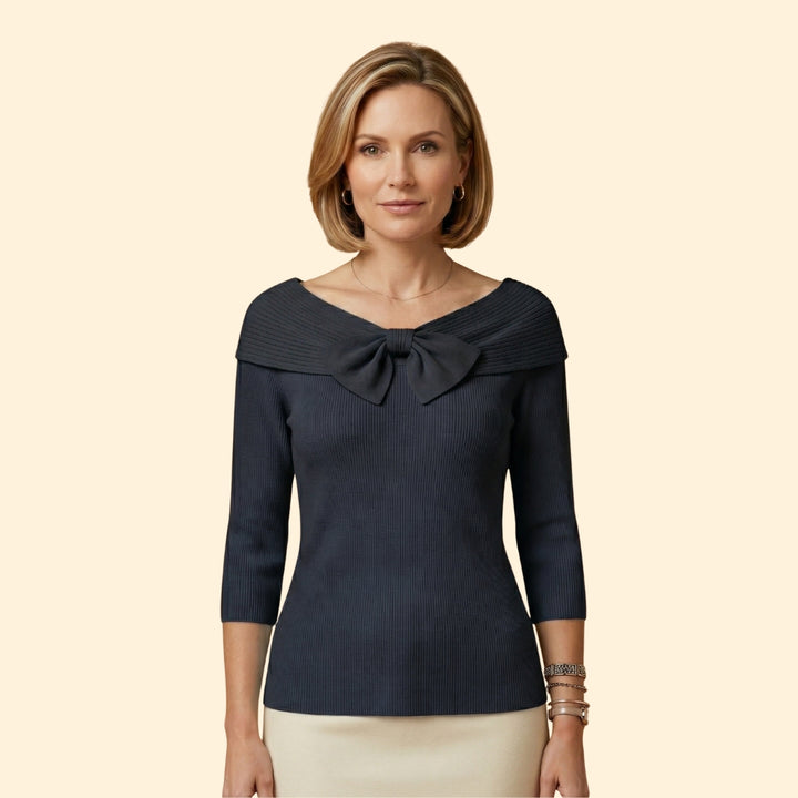 Women's Blouse with Three-Quarter Sleeves