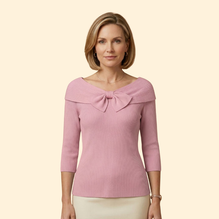Women's Blouse with Three-Quarter Sleeves