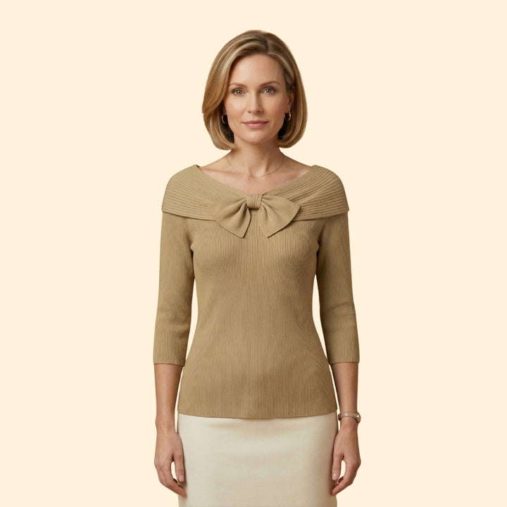 Women's Blouse with Three-Quarter Sleeves
