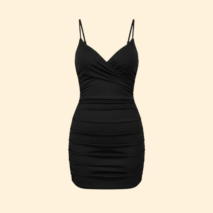 Women's Bodycon Mini Dress V-Neck
