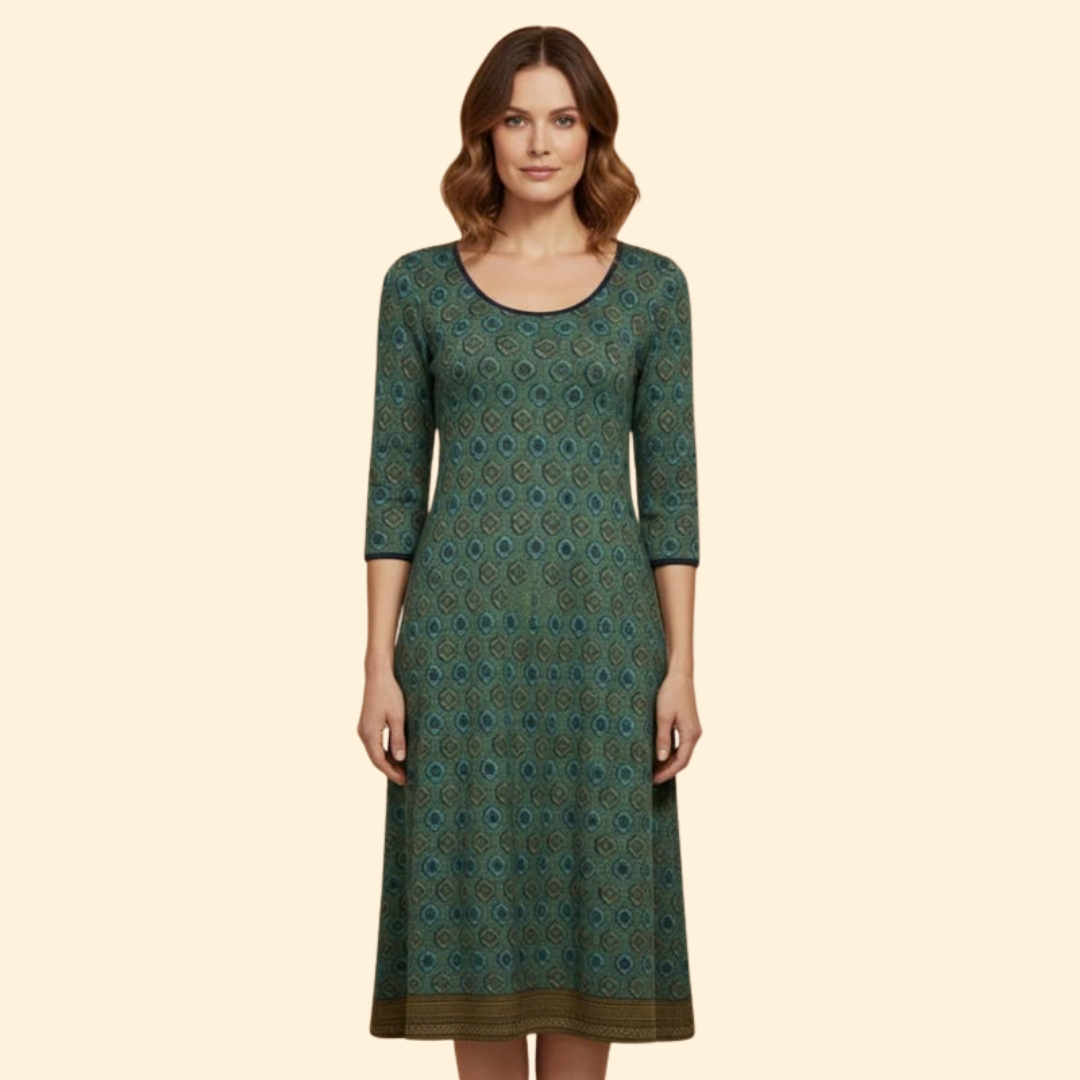 Women's Boho Chic Midi Dress