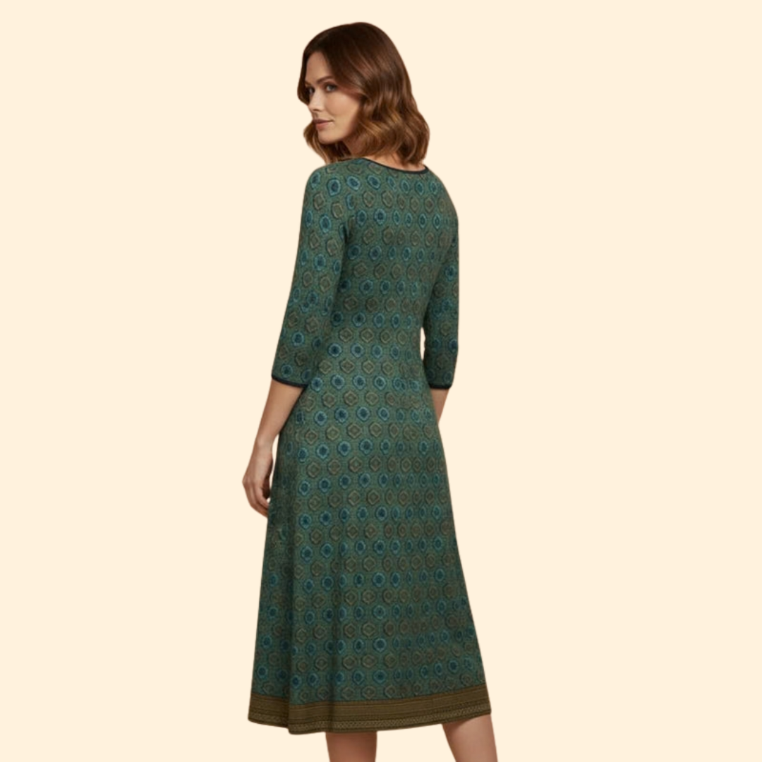 Women's Boho Chic Midi Dress