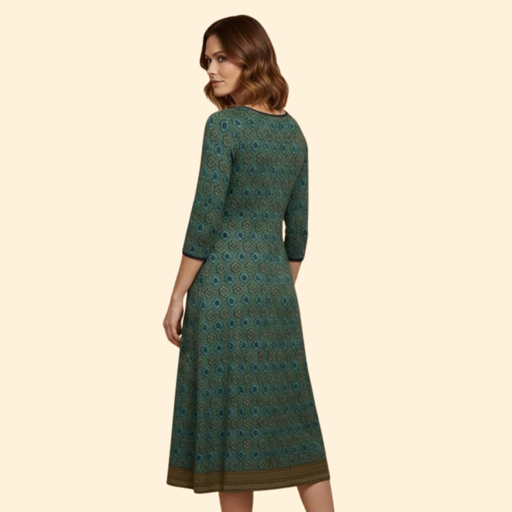 Women's Boho Chic Midi Dress