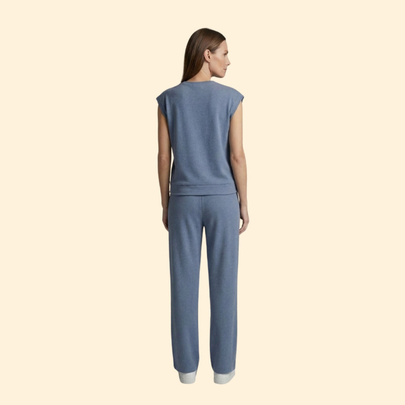 Women’s Boxy Top and Wide-Leg Pants Set