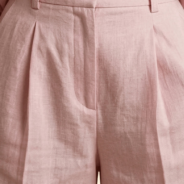 Women’s Button-Up Shirt with Loose Tailored Pants
