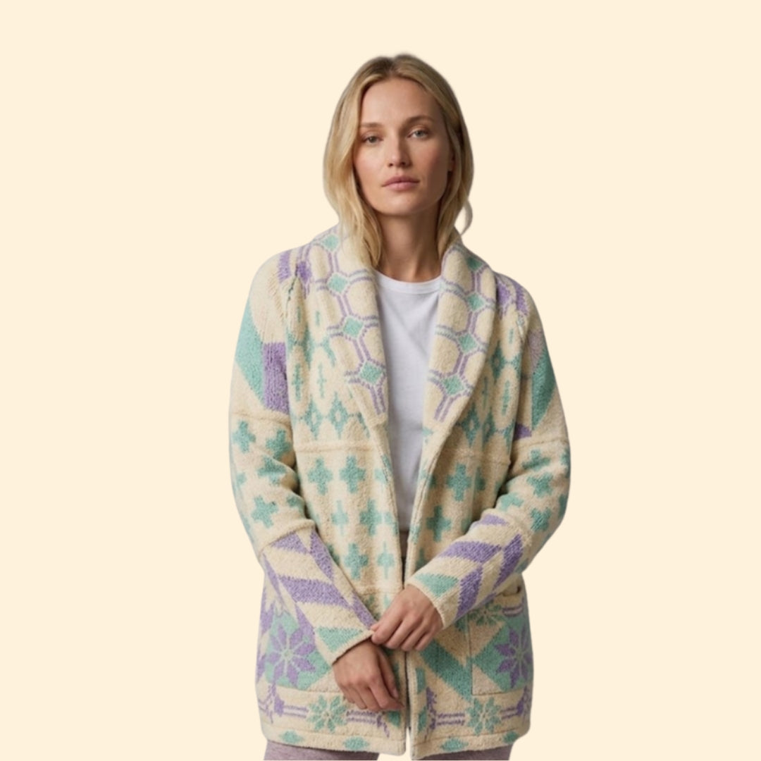 Women’s Button Front Cardigan with Long Sleeves