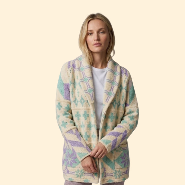 Women’s Button Front Cardigan with Long Sleeves