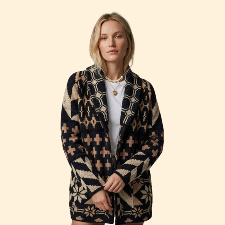 Women’s Button Front Cardigan with Long Sleeves