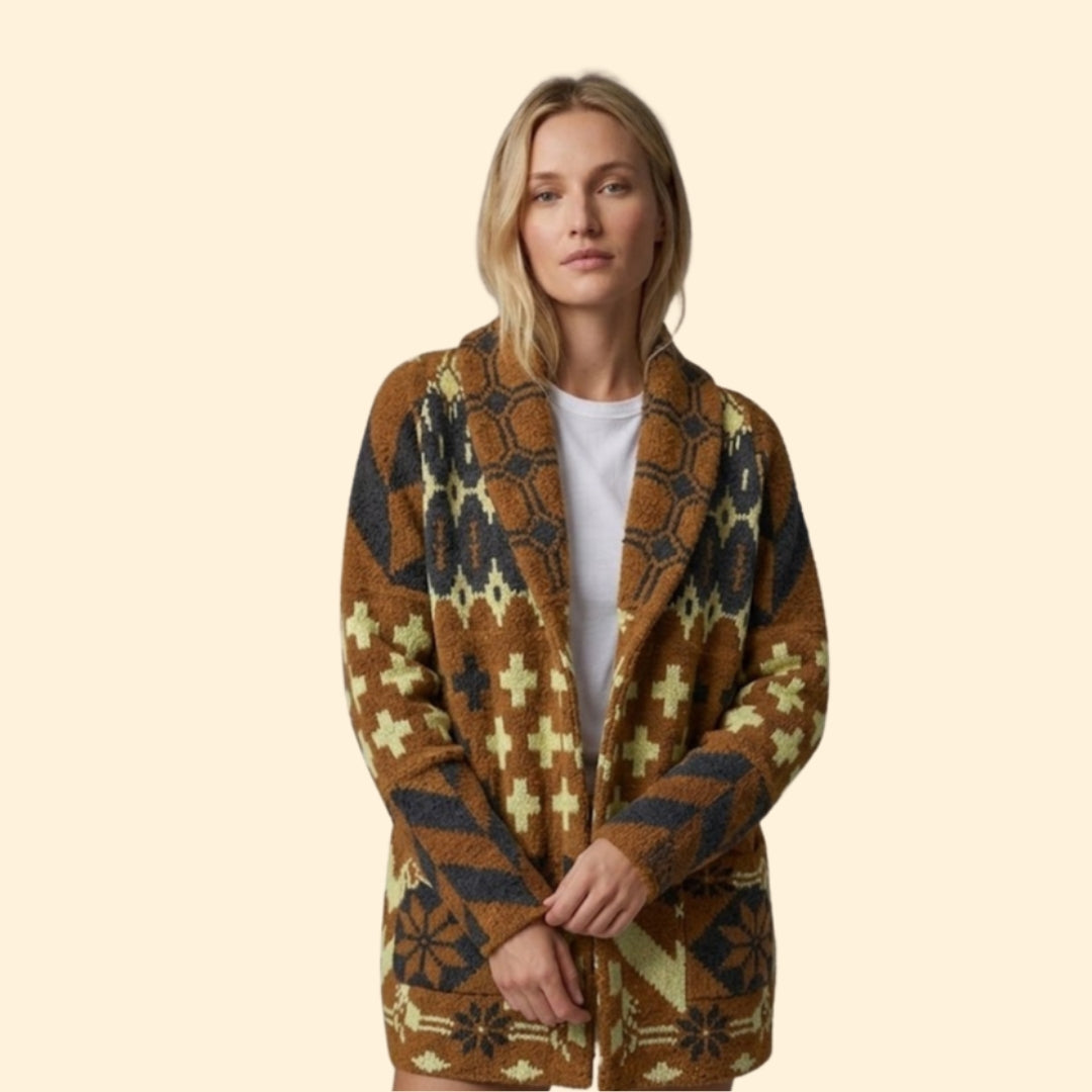 Women’s Button Front Cardigan with Long Sleeves