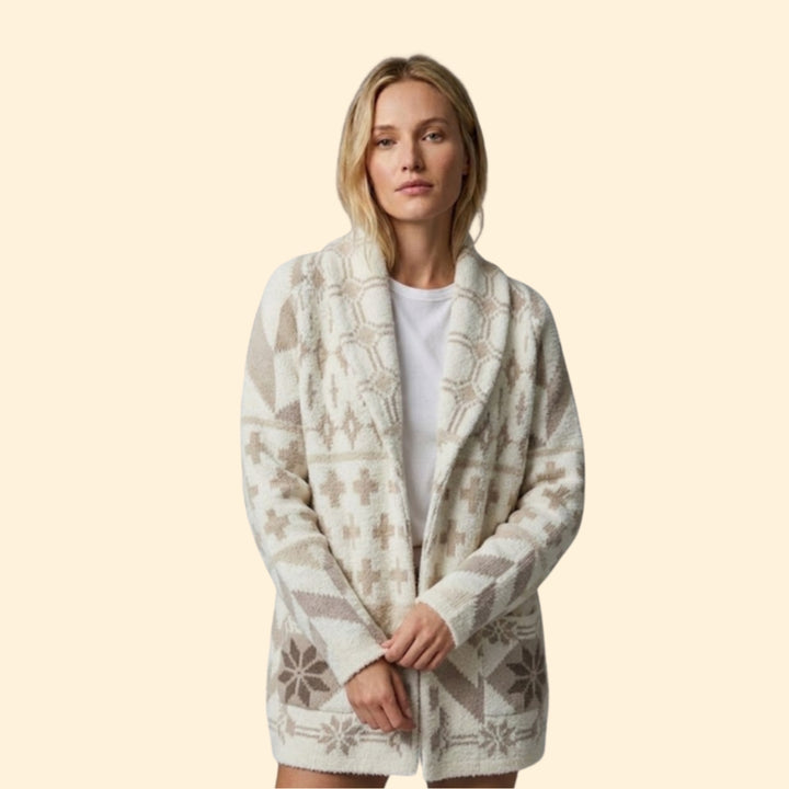 Women’s Button Front Cardigan with Long Sleeves