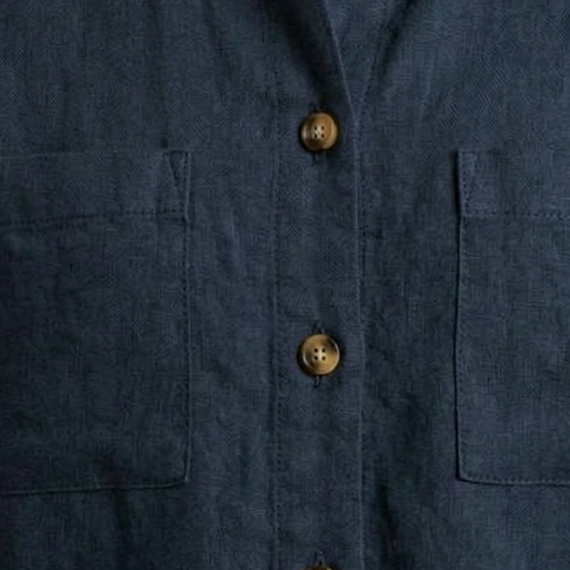 Women’s Button Jacket with Pointed Collar
