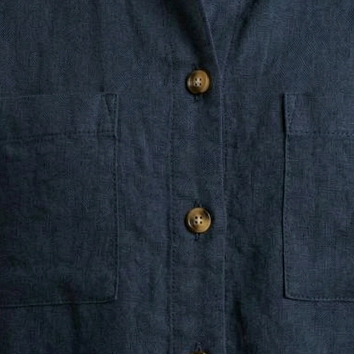 Women’s Button Jacket with Pointed Collar