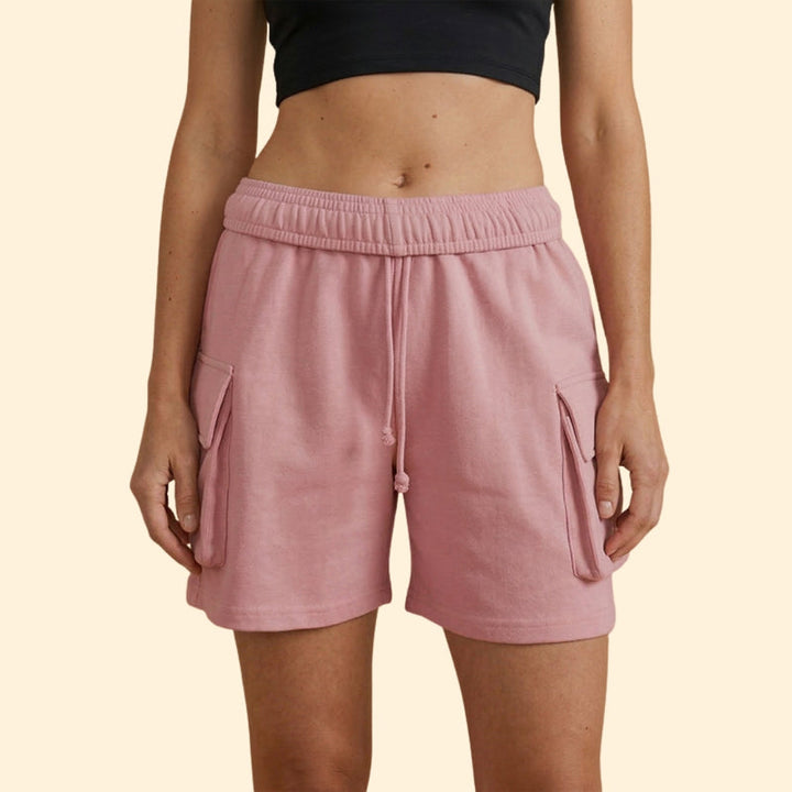 Women’s Cargo Shorts with Adjustable Waistband