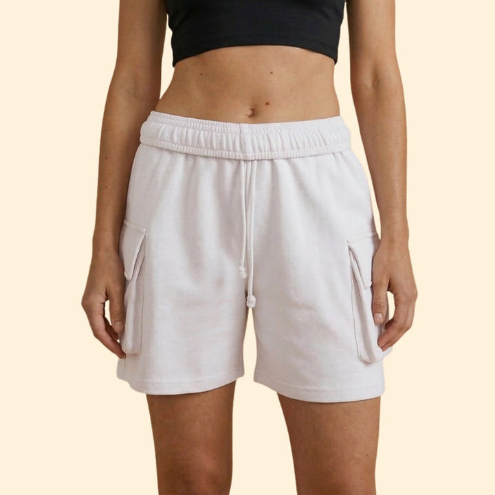 Women’s Cargo Shorts with Adjustable Waistband