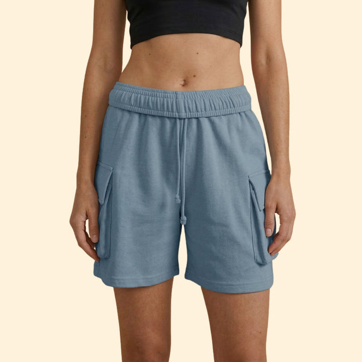Women’s Cargo Shorts with Adjustable Waistband