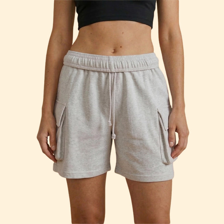 Women’s Cargo Shorts with Adjustable Waistband