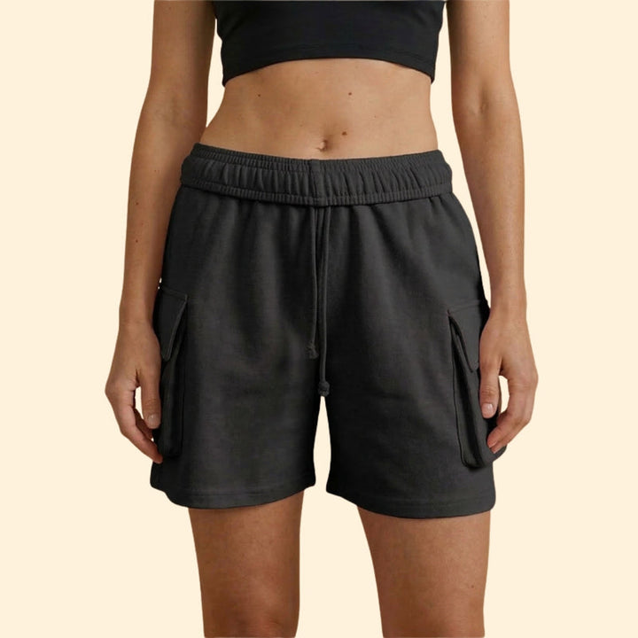 Women’s Cargo Shorts with Adjustable Waistband