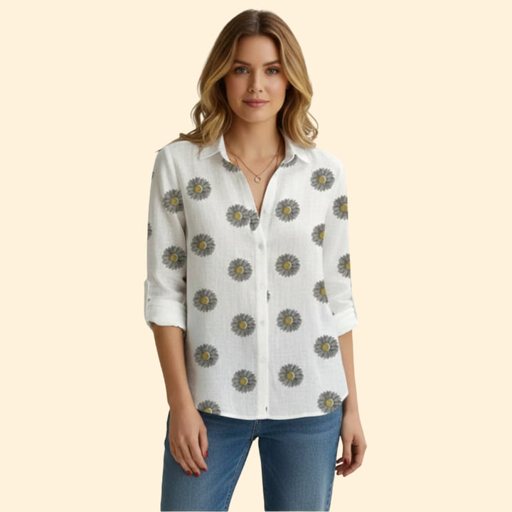 Women’s Casual Blouse with Long Sleeves