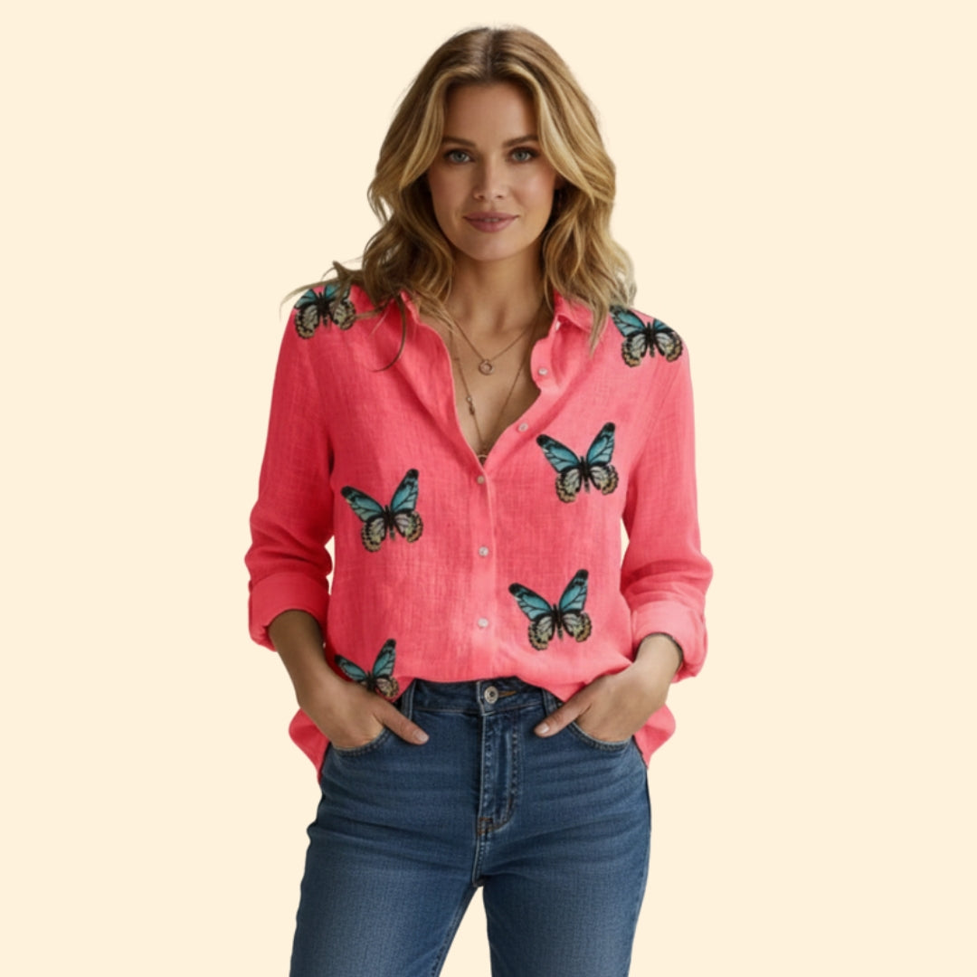 Women’s Casual Blouse with Long Sleeves