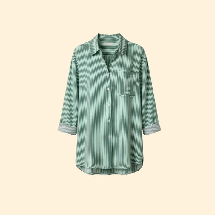 Women’s Casual Blouse with Striped Design