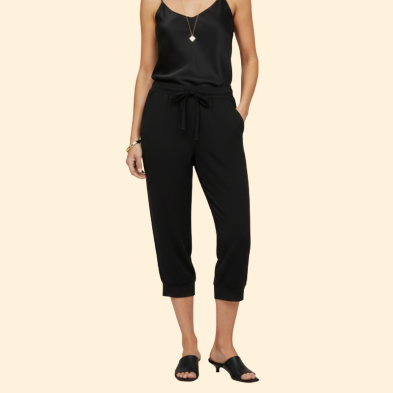 Women’s Knee Length Shorts with Drawstring Waist