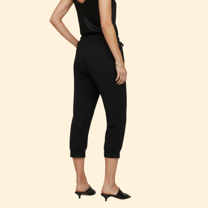Women’s Knee Length Shorts with Drawstring Waist