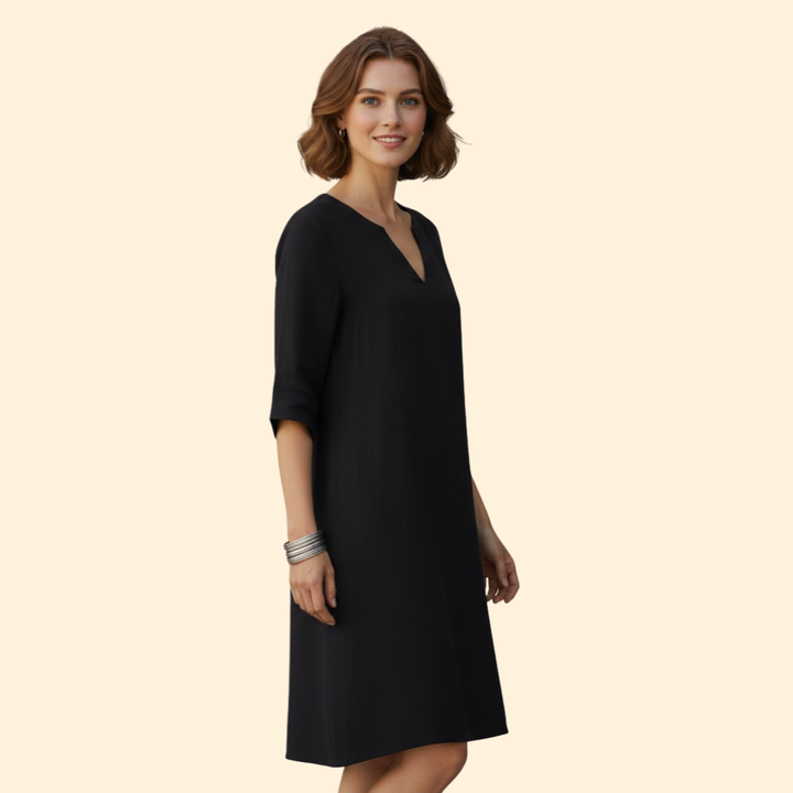 Women’s Casual Dress Simple V-Neckline