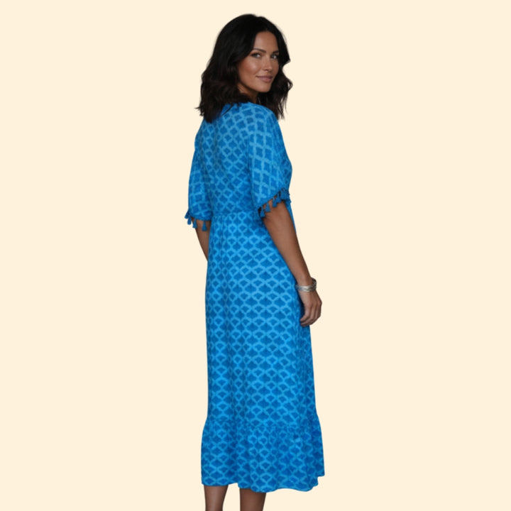 Women’s Casual Dress with Abstract Print